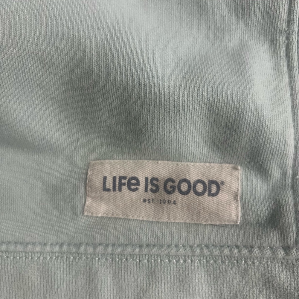 Life Is Good Light Mint Sweatshirt with Winnie-the-Pooh Graphic - Picture 3 of 4